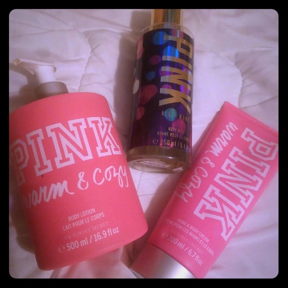 PINK Victoria's Secret Other - Pink beauty products body cream and mist only